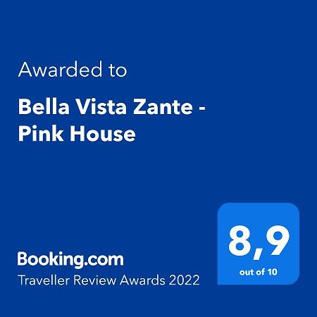 Bella Vista Zante - Pink House Lägenhet Skinária Exteriör bild